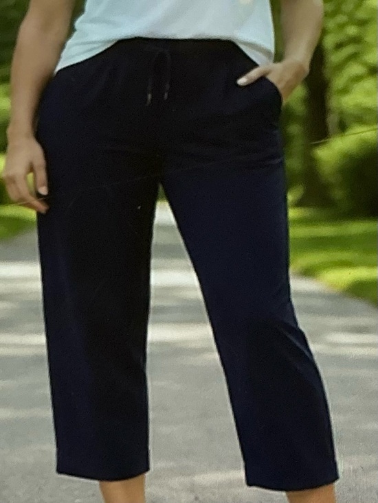 lululemon athletica Pants - LULULEMON ON THE FLY PANT 7/8 NAVY SIZE 6
